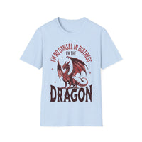 No Damsel In Distress Dragon Feminism Shirt-GoblinSmith