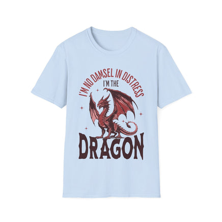 No Damsel In Distress Dragon Feminism Shirt-GoblinSmith