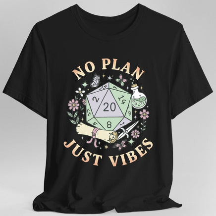 No Plan Just Vibes D&D T-Shirt-GoblinSmith