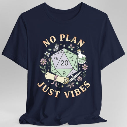 No Plan Just Vibes D&D T-Shirt-GoblinSmith