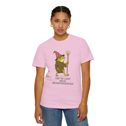 Off to Cast Mild Inconveniences – Wizard Frog T-Shirt - Comfort Colors-GoblinSmith