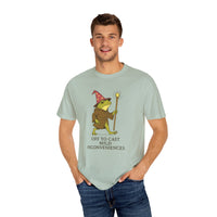 Off to Cast Mild Inconveniences – Wizard Frog T-Shirt - Comfort Colors-GoblinSmith
