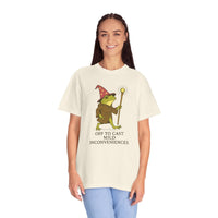 Off to Cast Mild Inconveniences – Wizard Frog T-Shirt - Comfort Colors-GoblinSmith