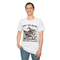 Off to Ruin the DM’s Plans T-shirt-GoblinSmith