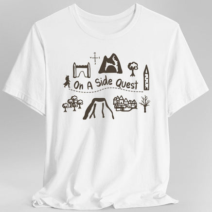 On A Side Quest Doodle T-Shirt-GoblinSmith