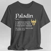 Paladin Class Definition D&D T-Shirt-GoblinSmith
