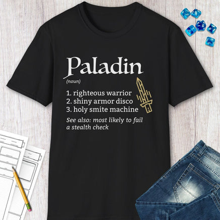 Paladin Class Definition D&D T-Shirt-GoblinSmith