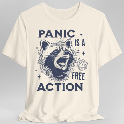 Panic Is A Free Action Shirt-GoblinSmith