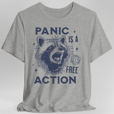 Panic Is A Free Action Shirt-GoblinSmith