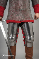 Leg Armour 14th Cent. 1,6mm Polished-GoblinSmith