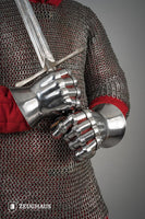 Hourglass Gauntlets 1,6mm Polished-GoblinSmith