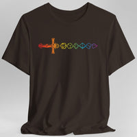 Rainbow Dice Sword T-Shirt-GoblinSmith