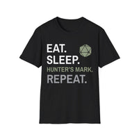 Ranger Class T-Shirt – 'Eat, Sleep, Hunter's Mark, Repeat'-GoblinSmith