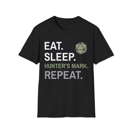Ranger Class T-Shirt – 'Eat, Sleep, Hunter's Mark, Repeat'-GoblinSmith