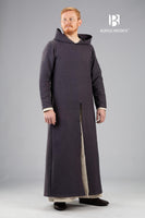 Hooded Long Tunic Renaud Grey-GoblinSmith