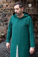 Hooded Long Tunic Renaud Green-GoblinSmith