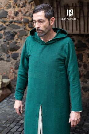 Hooded Long Tunic Renaud Green-GoblinSmith