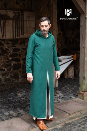 Hooded Long Tunic Renaud Green-GoblinSmith