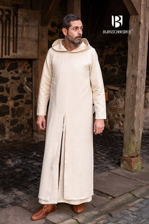 Hooded Long Tunic Renaud Natural-GoblinSmith