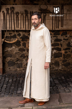 Hooded Long Tunic Renaud Natural-GoblinSmith