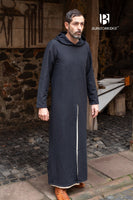 Hooded Long Tunic Renaud Black-GoblinSmith