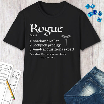 Rogue Class Definition D&D T-Shirt-GoblinSmith