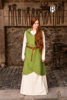 Wrap Dress Runa Linden Green-GoblinSmith