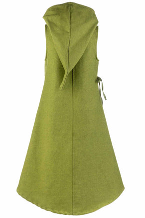 Wrap Dress Runa Linden Green-GoblinSmith