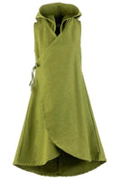 Wrap Dress Runa Linden Green-GoblinSmith
