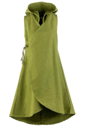 Wrap Dress Runa Linden Green-GoblinSmith