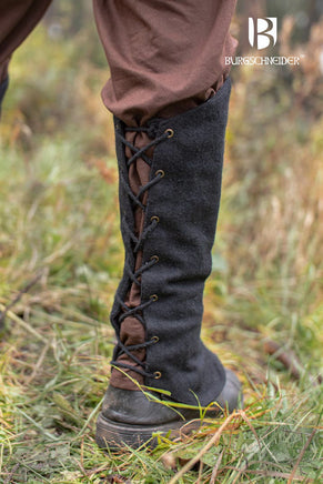 Leg cuff Seran Black-GoblinSmith