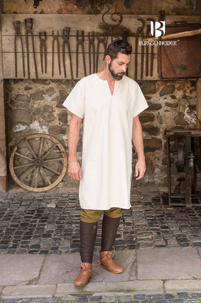 Short Sleeve Under Tunic Snorri Natural-GoblinSmith