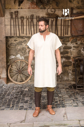 Short Sleeve Under Tunic Snorri Natural-GoblinSmith