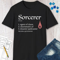 Sorcerer Class Definition D&D T-Shirt-GoblinSmith