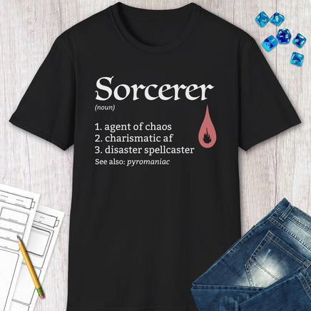 Sorcerer Class Definition D&D T-Shirt-GoblinSmith