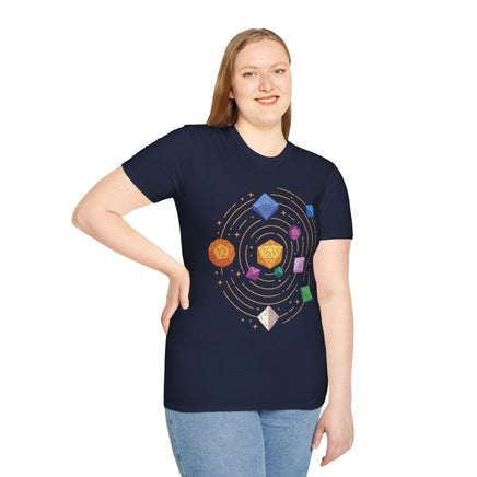 Space Dice Solar System T-shirt-GoblinSmith