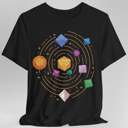 Space Dice Solar System T-shirt-GoblinSmith