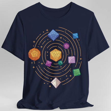 Space Dice Solar System T-shirt-GoblinSmith