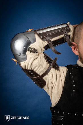 Splinted Arm Armour Brown-GoblinSmith