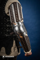 Splinted Arm Armour Brown-GoblinSmith