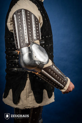 Splinted Arm Armour Brown-GoblinSmith