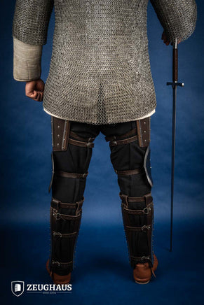Splinted Leg Armor Brown-GoblinSmith