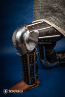 Splinted Leg Armor Brown-GoblinSmith