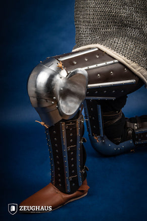 Splinted Leg Armor Brown-GoblinSmith
