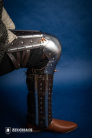 Splinted Leg Armor Brown-GoblinSmith