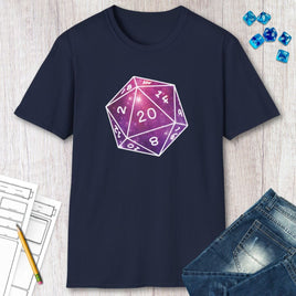 Stars Nebula D20 Dice Shirt-GoblinSmith