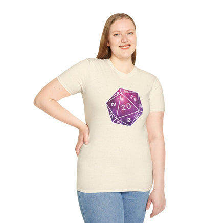 Stars Nebula D20 Dice Shirt-GoblinSmith