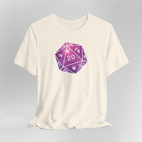 Stars Nebula D20 Dice Shirt-GoblinSmith