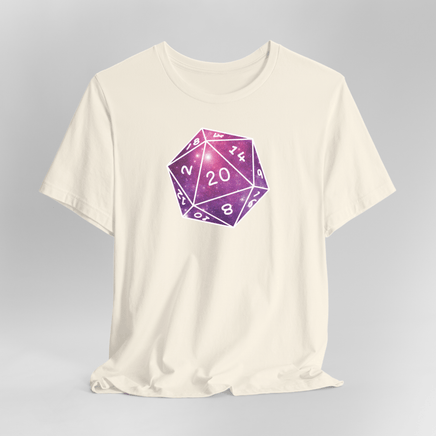 Stars Nebula D20 Dice Shirt-GoblinSmith