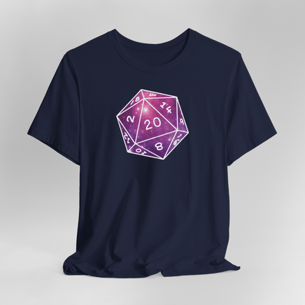 Stars Nebula D20 Dice Shirt-GoblinSmith